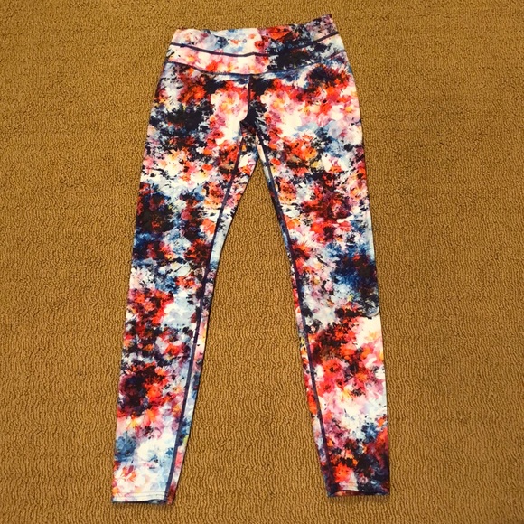 Athleta Pants - Athleta watercolor leggings